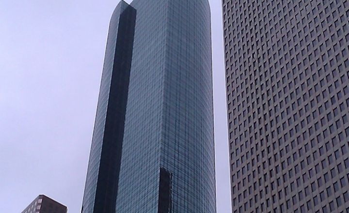 Office towers of a financial district